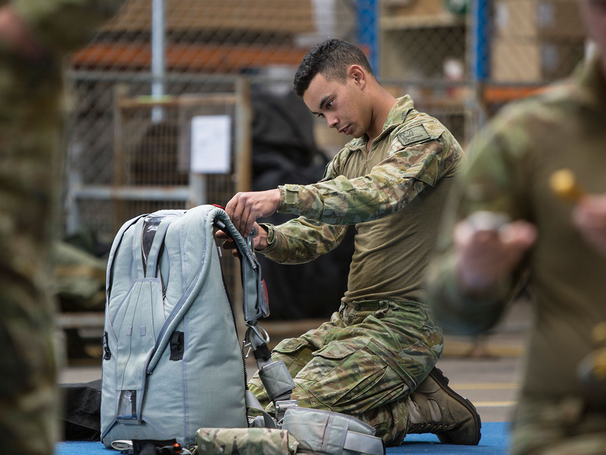 ADF Careers Parachute Rigger